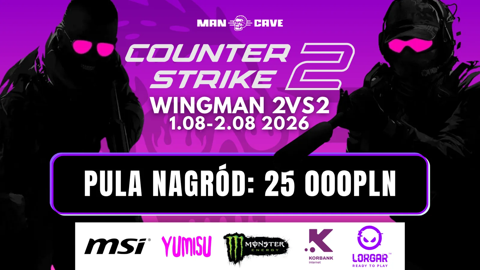 Turniej CS2 ManCave Wingman 2vs2